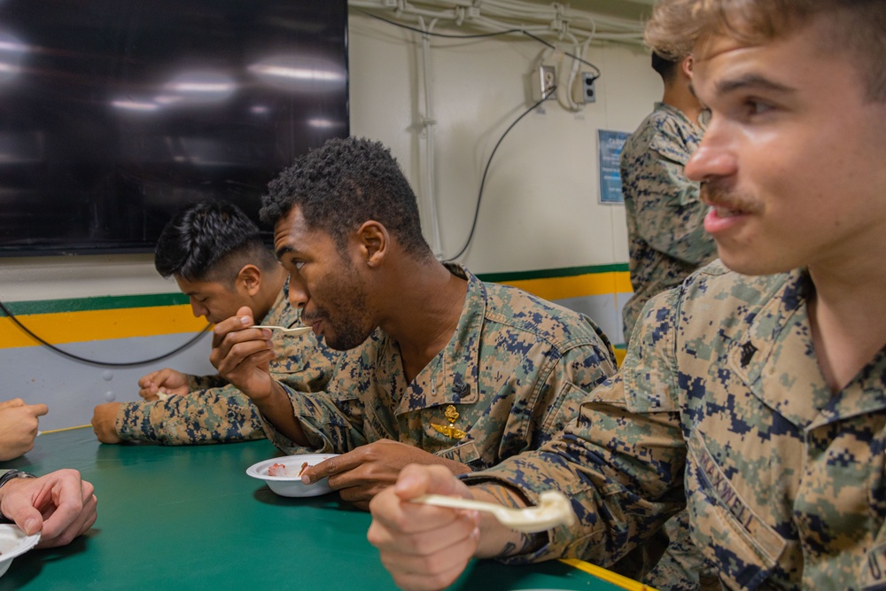 Ice Cream Social Aboard the USS Greenbay