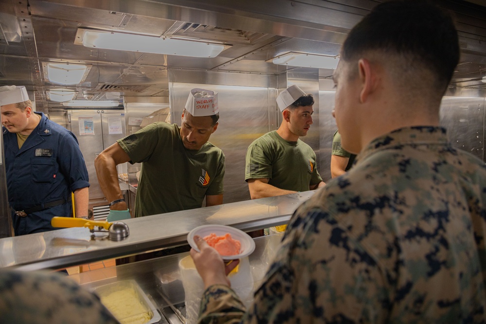 Ice Cream Social Aboard the USS Greenbay