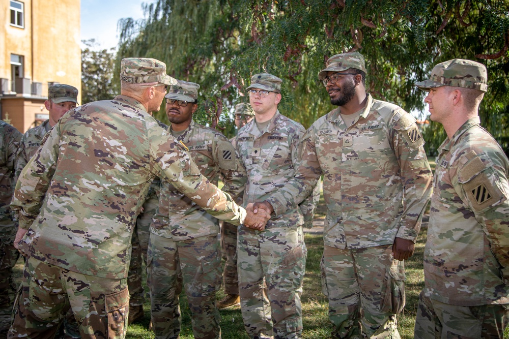 Vice Chief of Staff and Sgt. Major of the Army visit Powidz