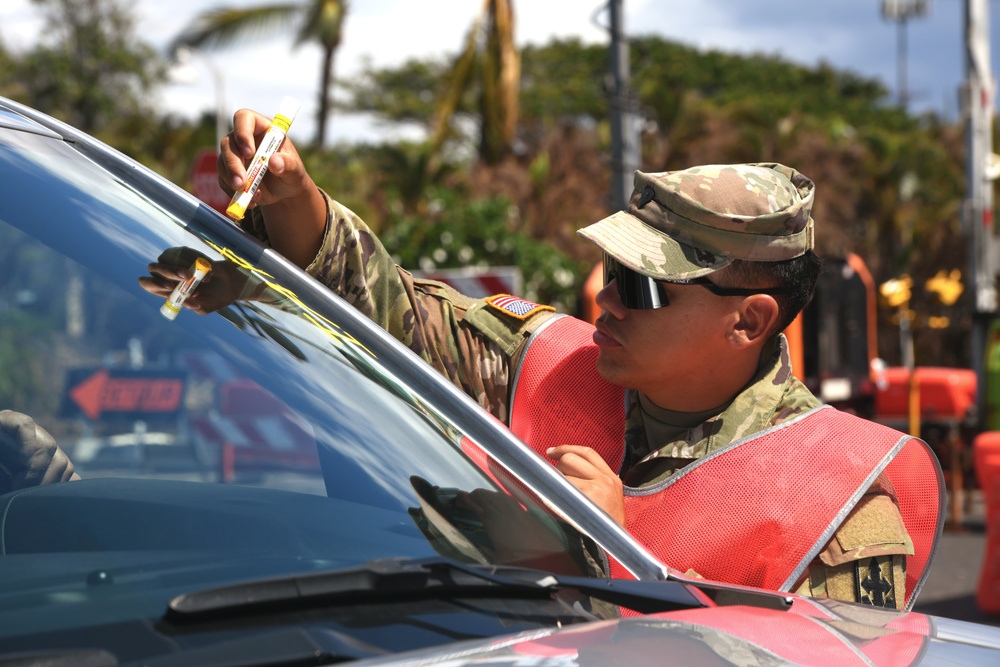 Hawaii Army National Guard supports Maui wildfire response