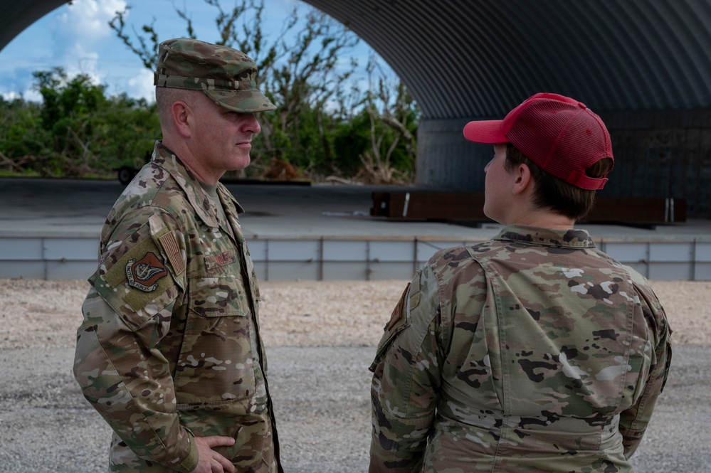 PACAF command chief visits Andersen AFB