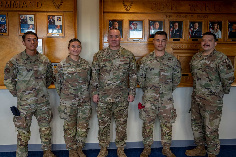 PACAF command chief visits Andersen AFB