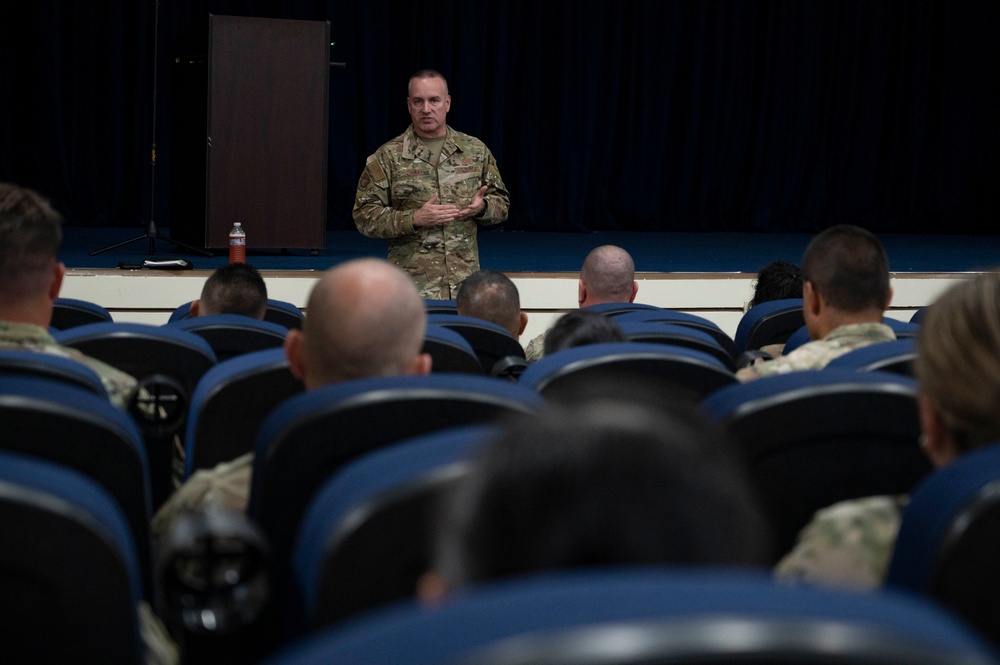 PACAF command chief visits Andersen AFB