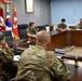 USACE POD Command Sgt. Maj. meets with Korean Major General