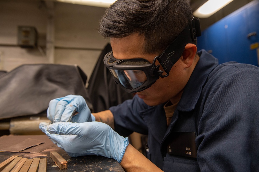 Boxer Sailors Show Attention to Detail