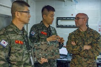 III MEF and Republic of Korea Marines operate from USS Blue Ridge during Ulchi Freedom Shield 23
