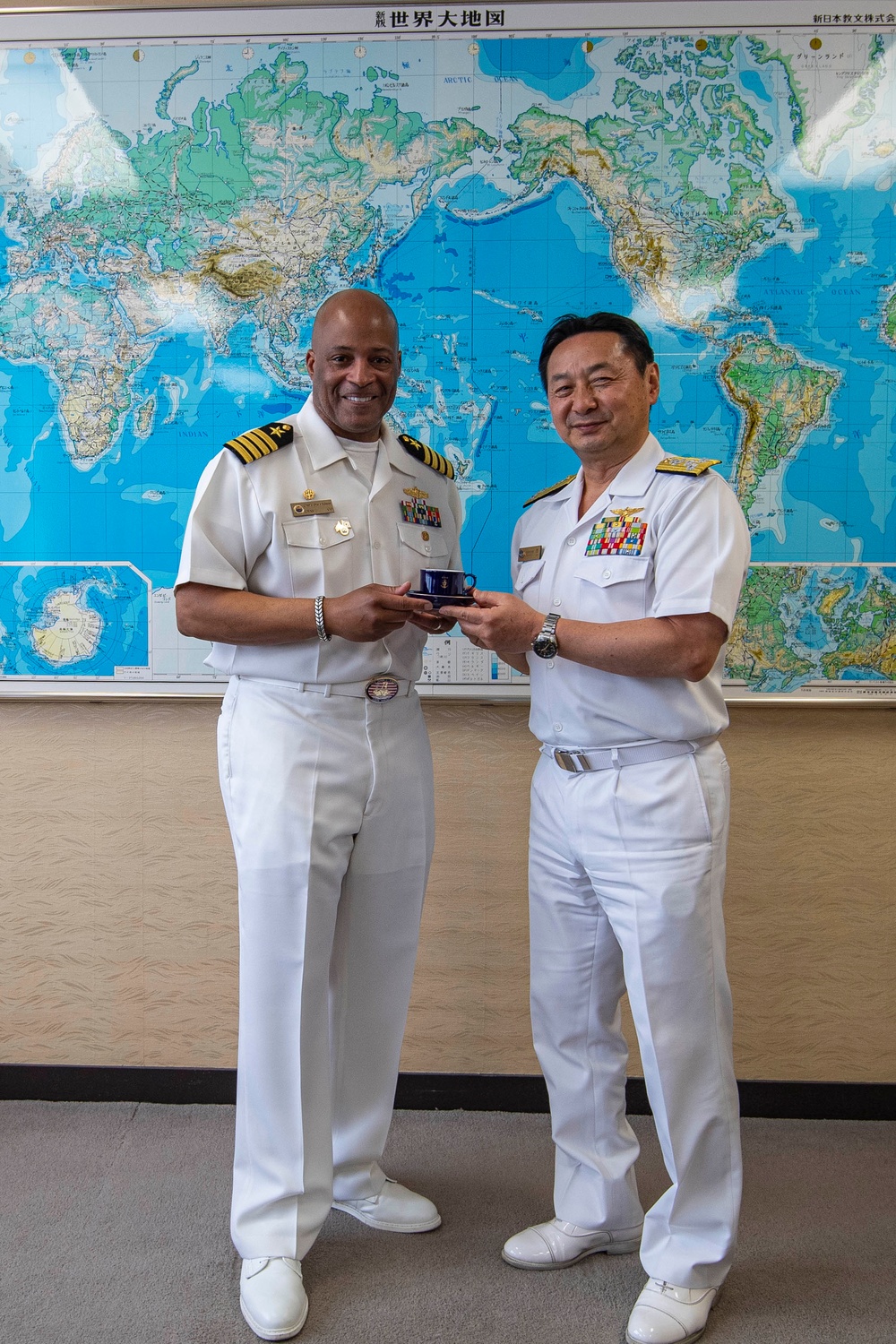 CFAS CO Farewell Visit with VADM Nishi