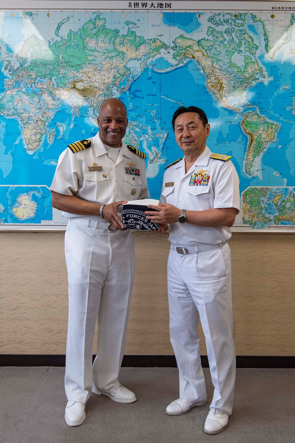 CFAS CO Farewell Visit with VADM Nishi