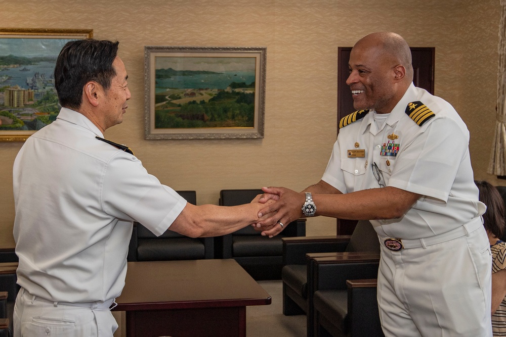 CFAS CO Farewell Visit with VADM Nishi