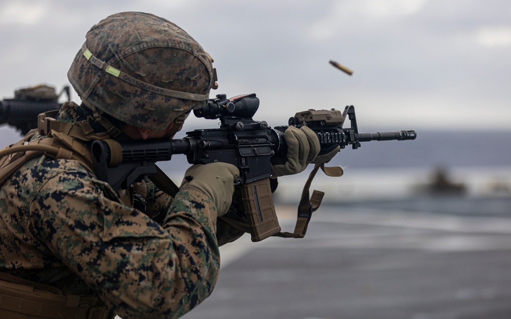 Live-Fire exercise aboard the USS New Orleans