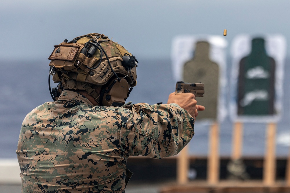 Live-Fire exercise aboard the USS New Orleans