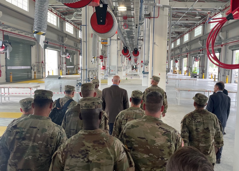 Army’s top two uniformed leaders visit new APS-2 storage, maintenance complex in Poland