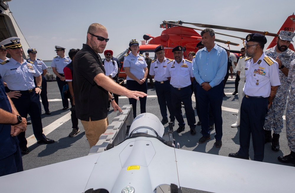 USCGC Munro Hosts Key Leader Engagement in Malaysia