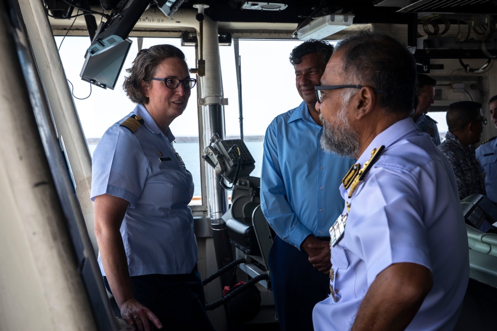 USCGC Munro Hosts Key Leader Engagement in Malaysia