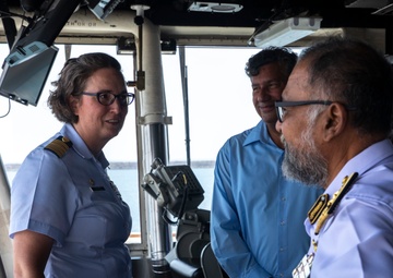 USCGC Munro Hosts Key Leader Engagement in Malaysia