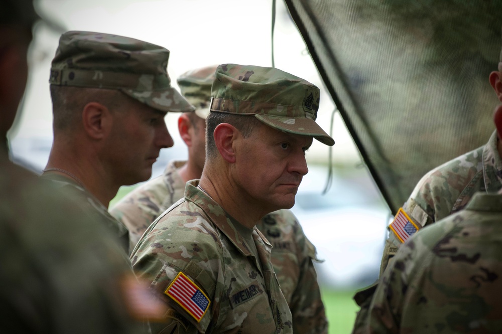 Vice Chief of Staff of the Army and Sgt. Maj. of the Army visit Grafenwoehr Training Area