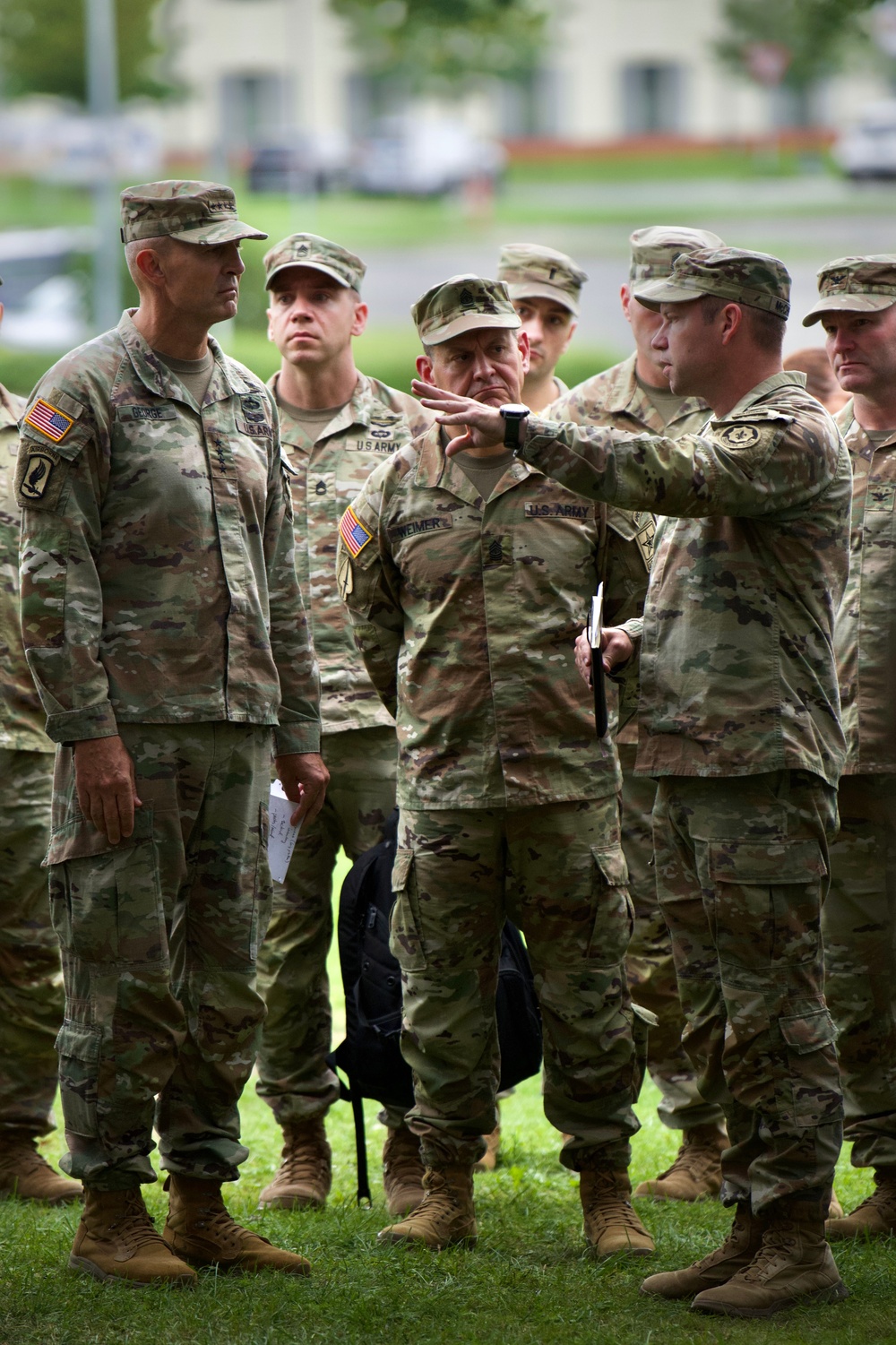 Vice Chief of Staff of the Army and Sgt. Maj. of the Army visit Grafenwoehr Training Area