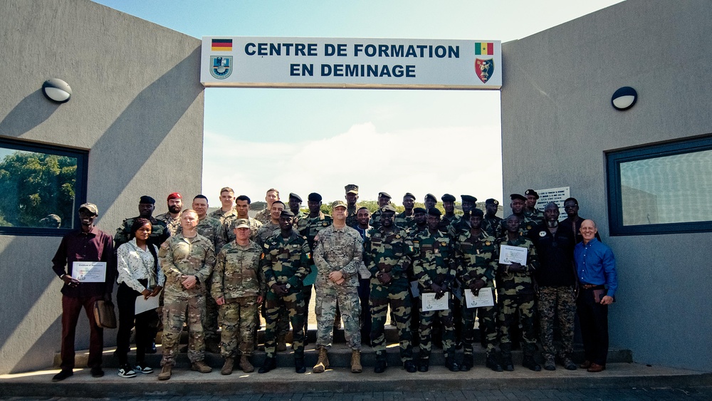 Senegal EOD Soldiers Complete First UN Intermediate IEDD Course