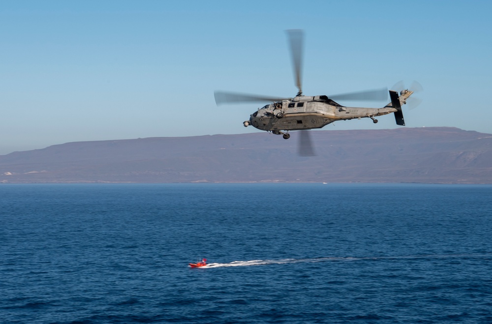 Nimitz Conducts Simulated Straits Transit