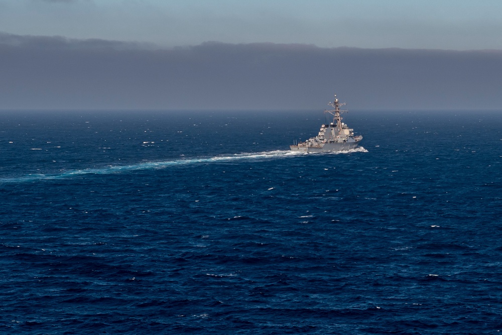 Nimitz Conducts Simulated Straits Transit