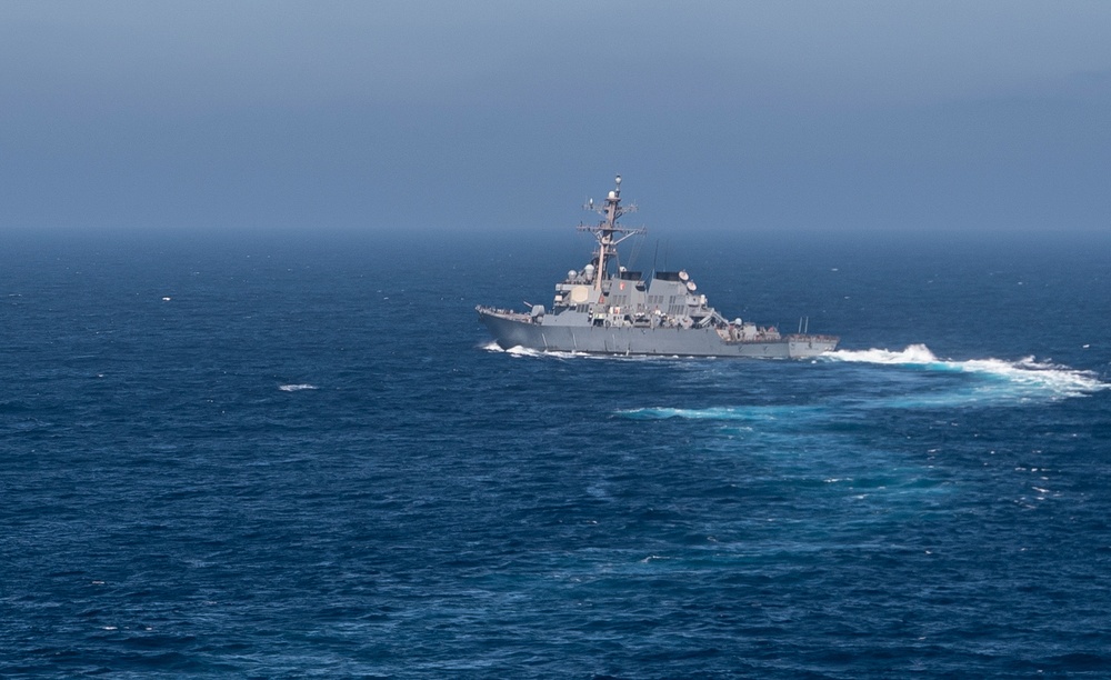 Nimitz Conducts Simulated Straits Transit