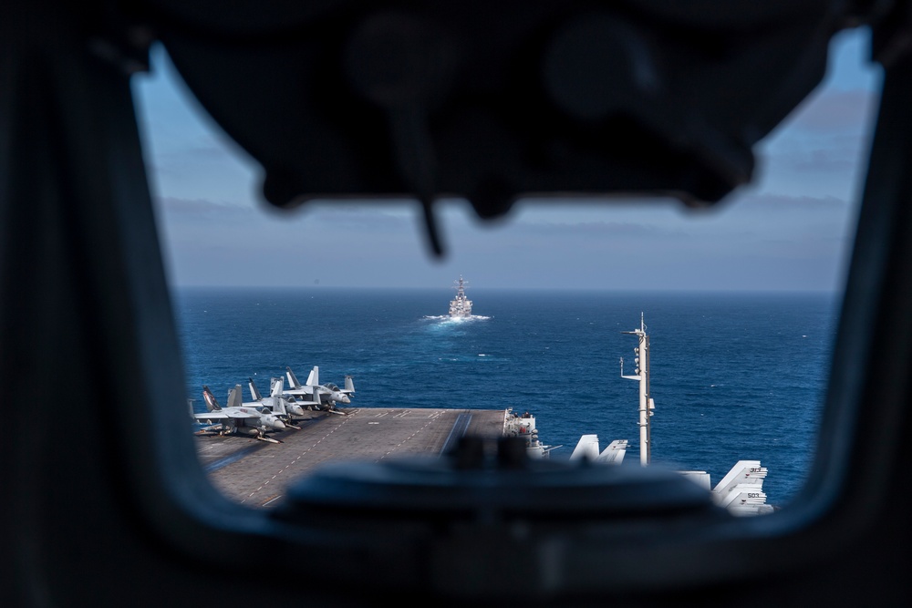 Nimitz Conducts Simulated Straits Transit