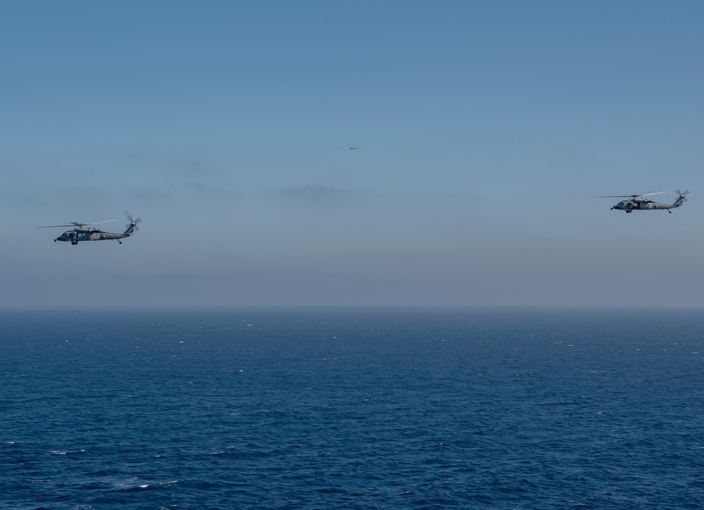 Nimitz Conducts Simulated Straits Transit