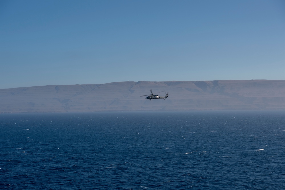 Nimitz Conducts Simulated Straits Transit