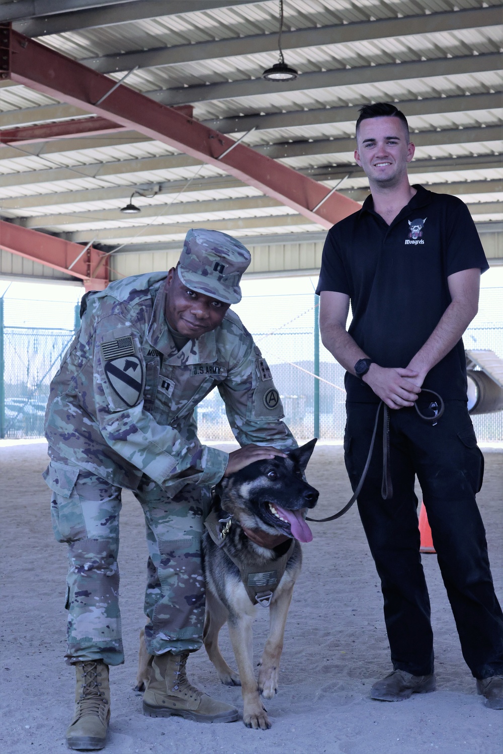 Military Working Dog and Handler receive ARCOM, August 2023