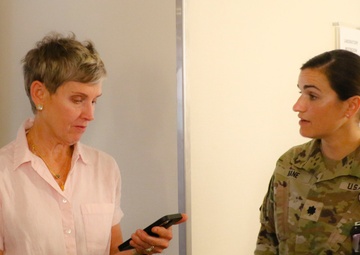Spouse of Army Vice Chief of Staff assesses medical capacity at Wiesbaden