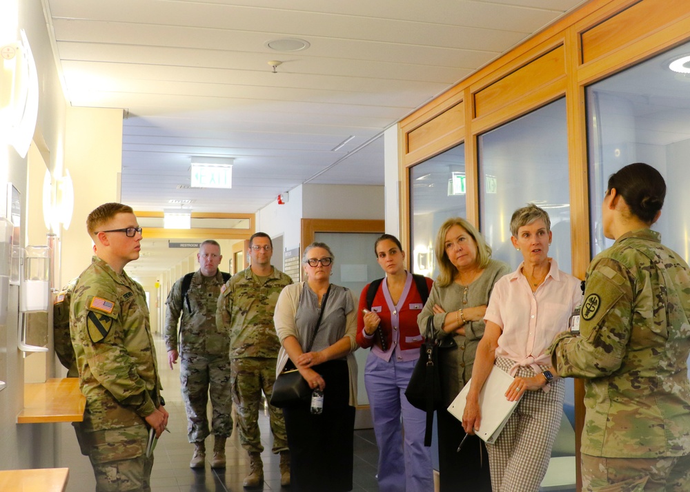Spouse of Army Vice Chief of Staff assesses medical capacity at Wiesbaden