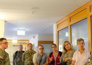Spouse of Army Vice Chief of Staff assesses medical capacity at Wiesbaden
