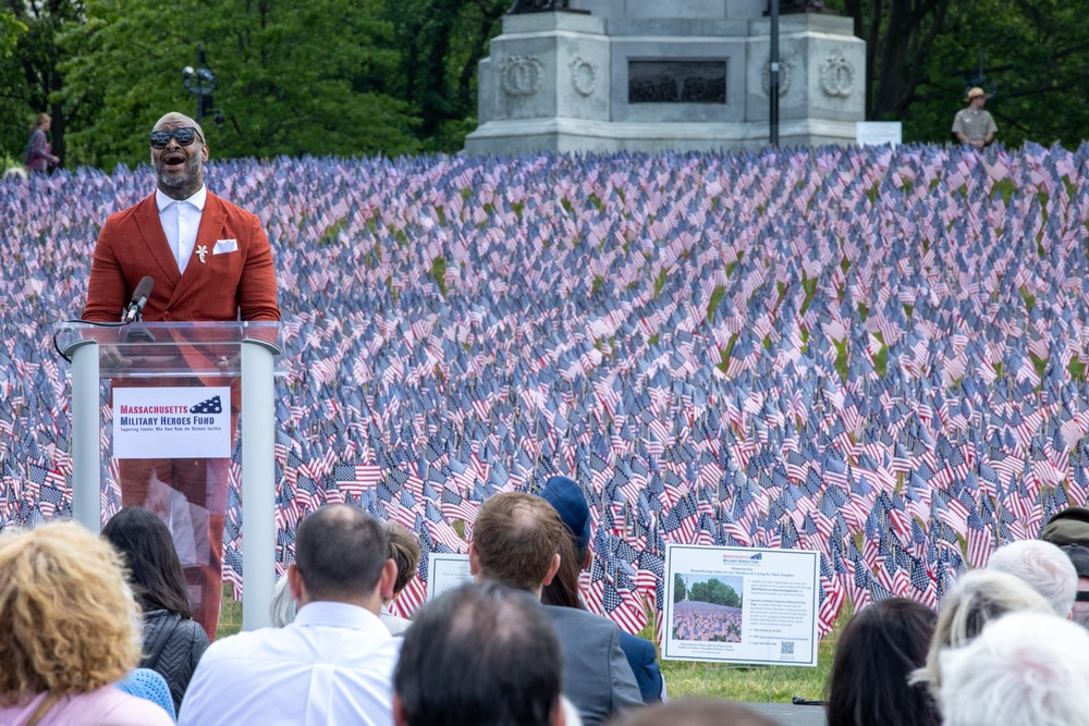 Annual Memorial Day Flag Garden Honors Fallen Massachusetts Service Members