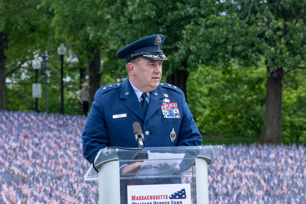 Annual Memorial Day Flag Garden Honors Fallen Massachusetts Service Members