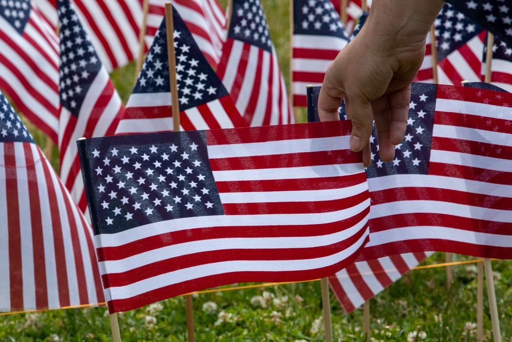 Annual Memorial Day Flag Garden Honors Fallen Massachusetts Service Members