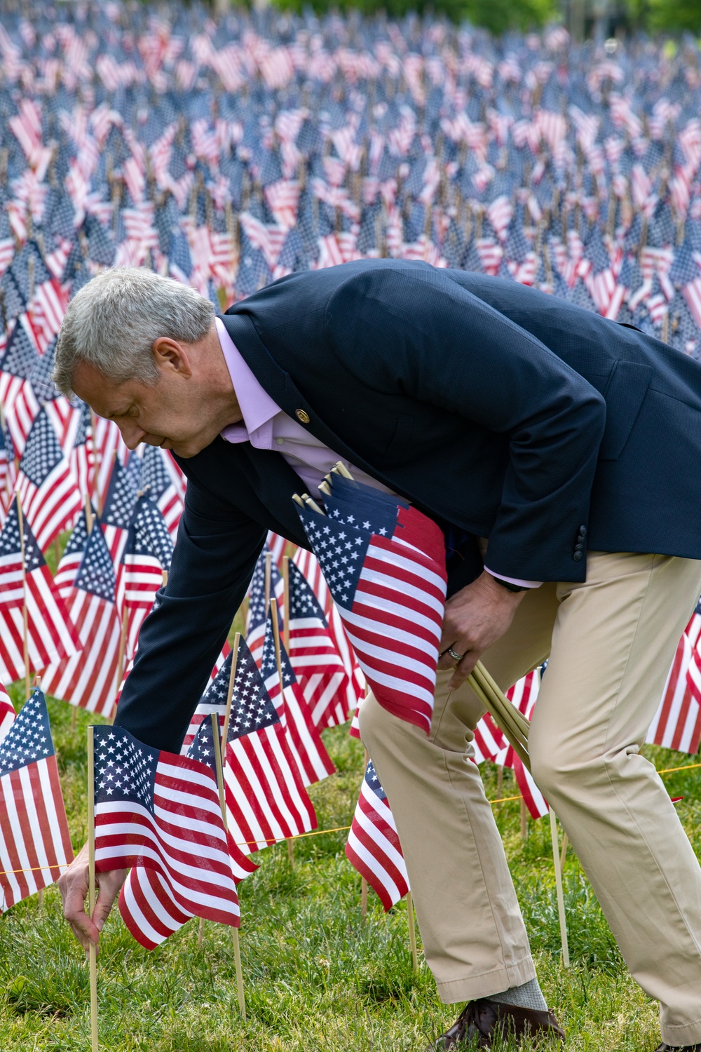 Annual Memorial Day Flag Garden Honors Fallen Massachusetts Service Members