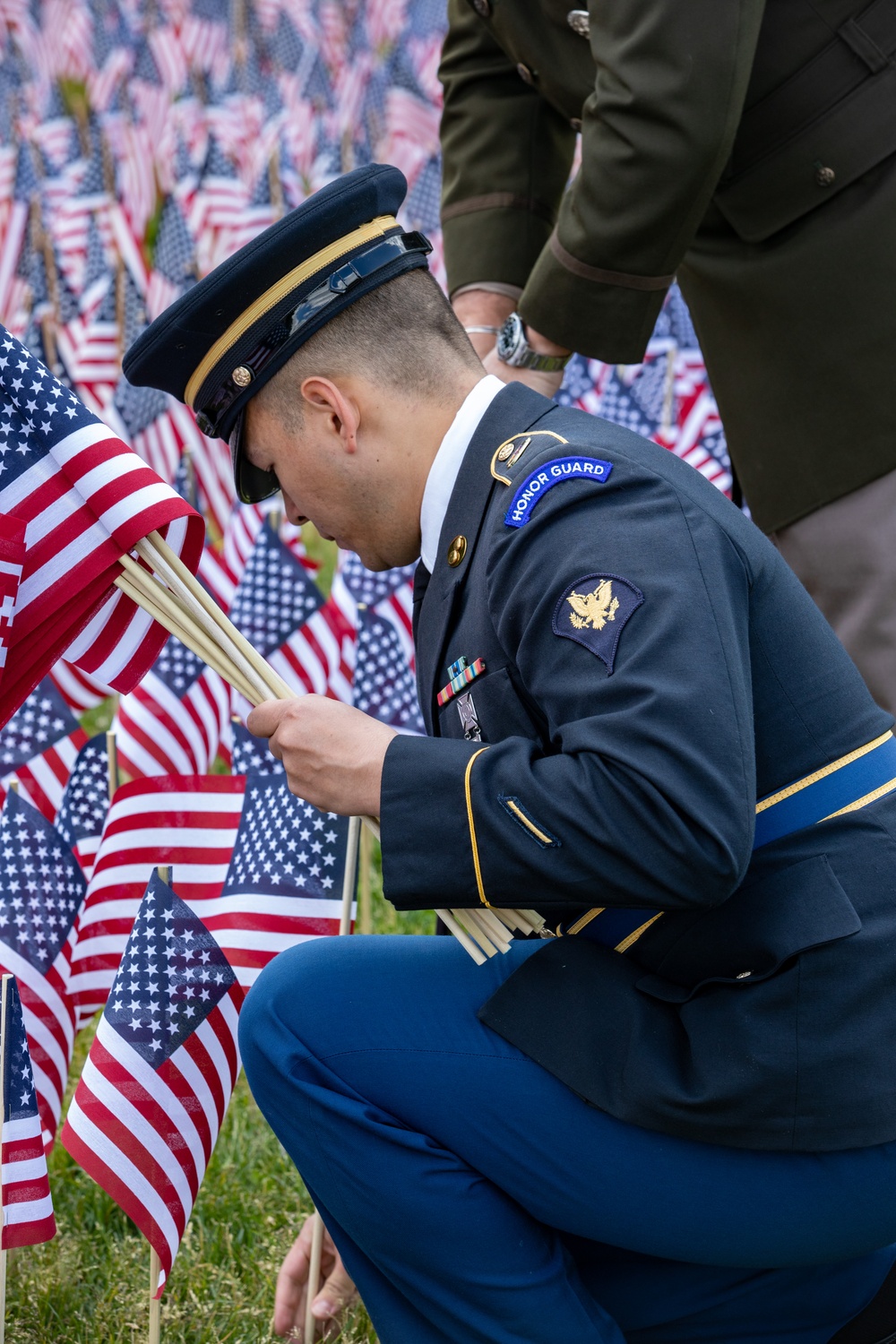Annual Memorial Day Flag Garden Honors Fallen Massachusetts Service Members