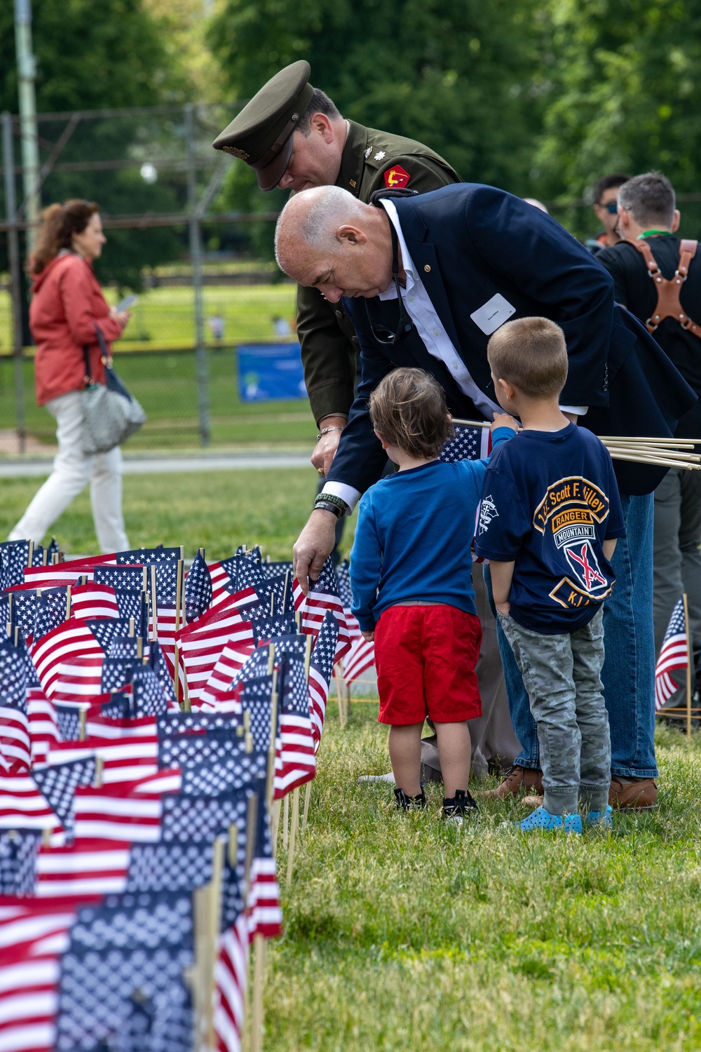 Annual Memorial Day Flag Garden Honors Fallen Massachusetts Service Members