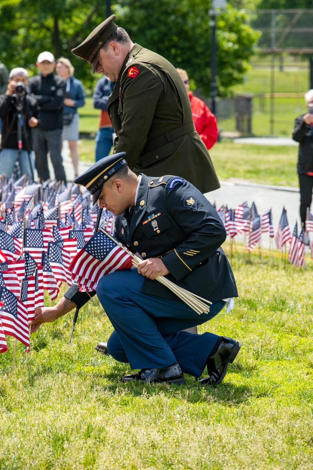 Annual Memorial Day Flag Garden Honors Fallen Massachusetts Service Members