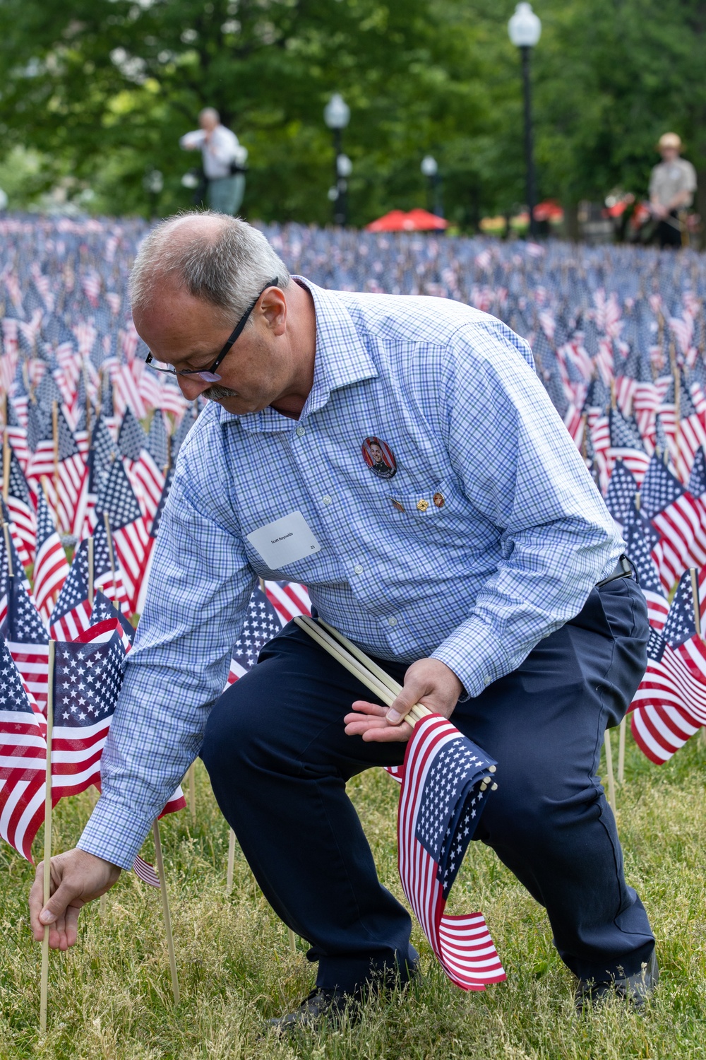Annual Memorial Day Flag Garden Honors Fallen Massachusetts Service Members