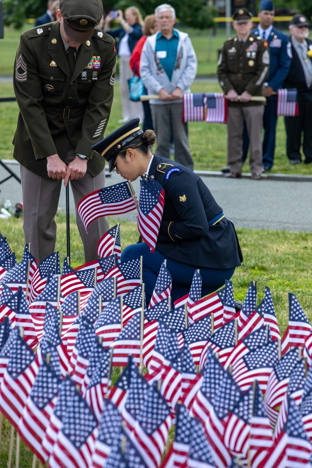 Annual Memorial Day Flag Garden Honors Fallen Massachusetts Service Members