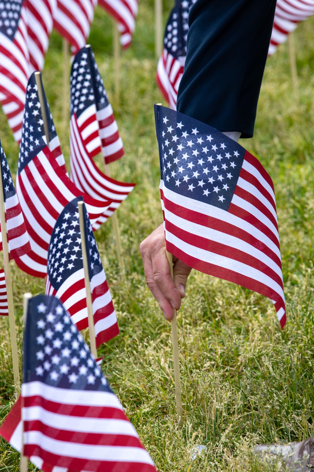 Annual Memorial Day Flag Garden Honors Fallen Massachusetts Service Members