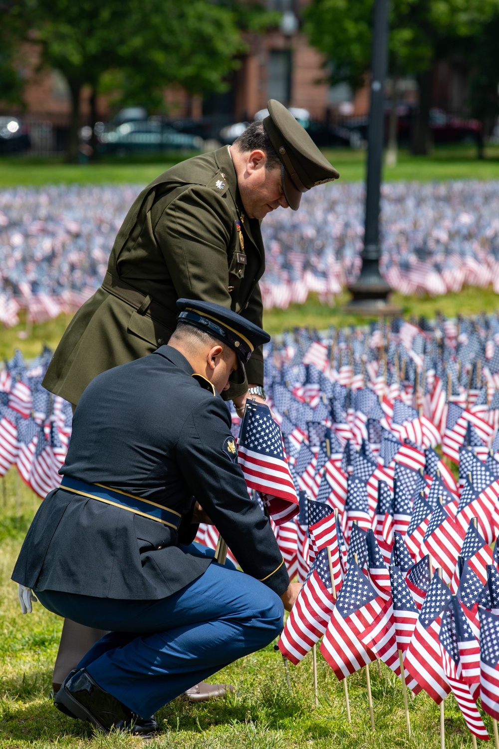 Annual Memorial Day Flag Garden Honors Fallen Massachusetts Service Members