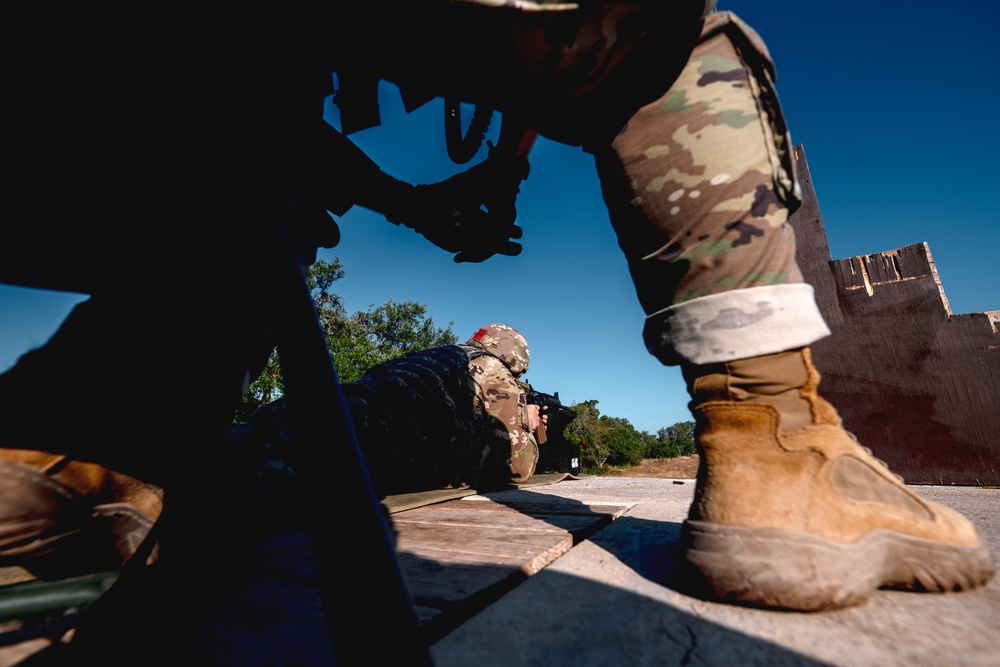 Basic Officer Leadership Course Soldiers fire at the range part 2