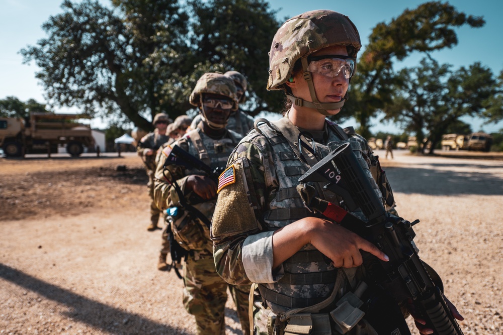 Basic Officer Leadership Course Soldiers fire at the range part 2