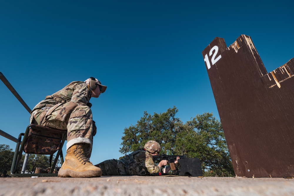 Basic Officer Leadership Course Soldiers fire at the range part 2