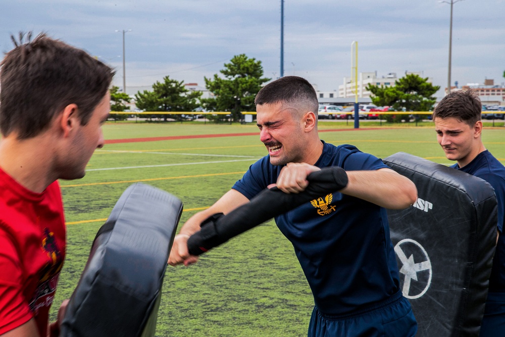 Sailors Complete OC Spray Course