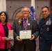 Massachusetts Families of fallen service members receive medals of Liberty and Fidelity.