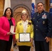 Massachusetts Families of fallen service members receive medals of Liberty and Fidelity.