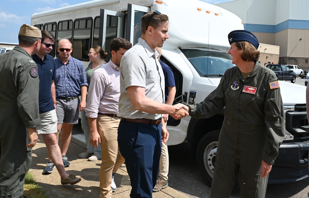 186th Air Refueling Wing honored to host CODEL Staff